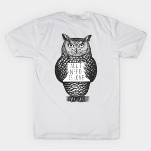 Owl with love T-Shirt